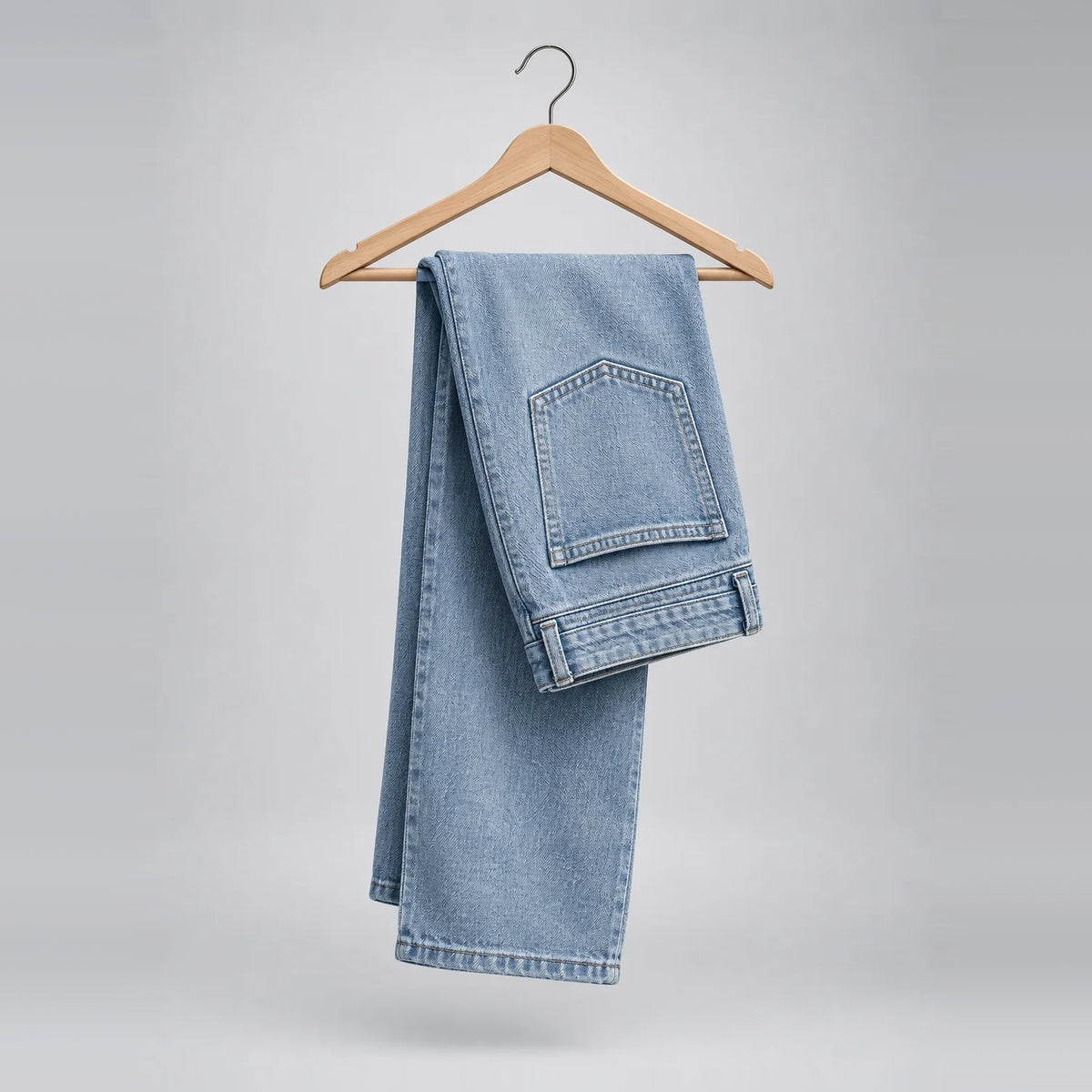 A pair of jeans, before transformation