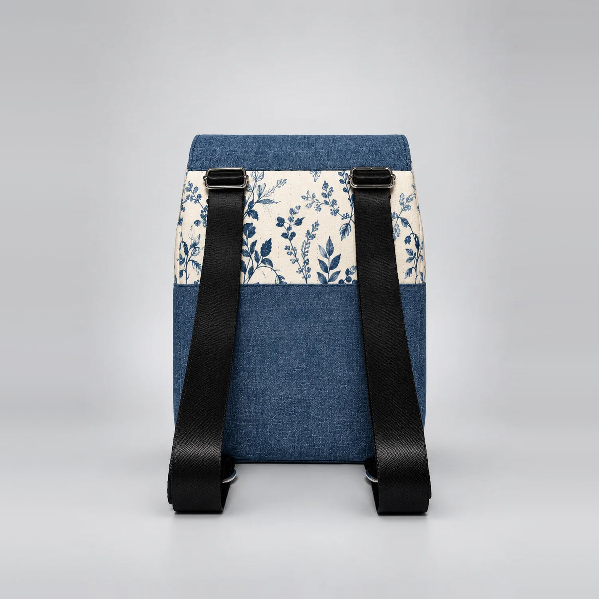 Anchor Stride Backpack – upcycled denim bag, view 4 of 5
