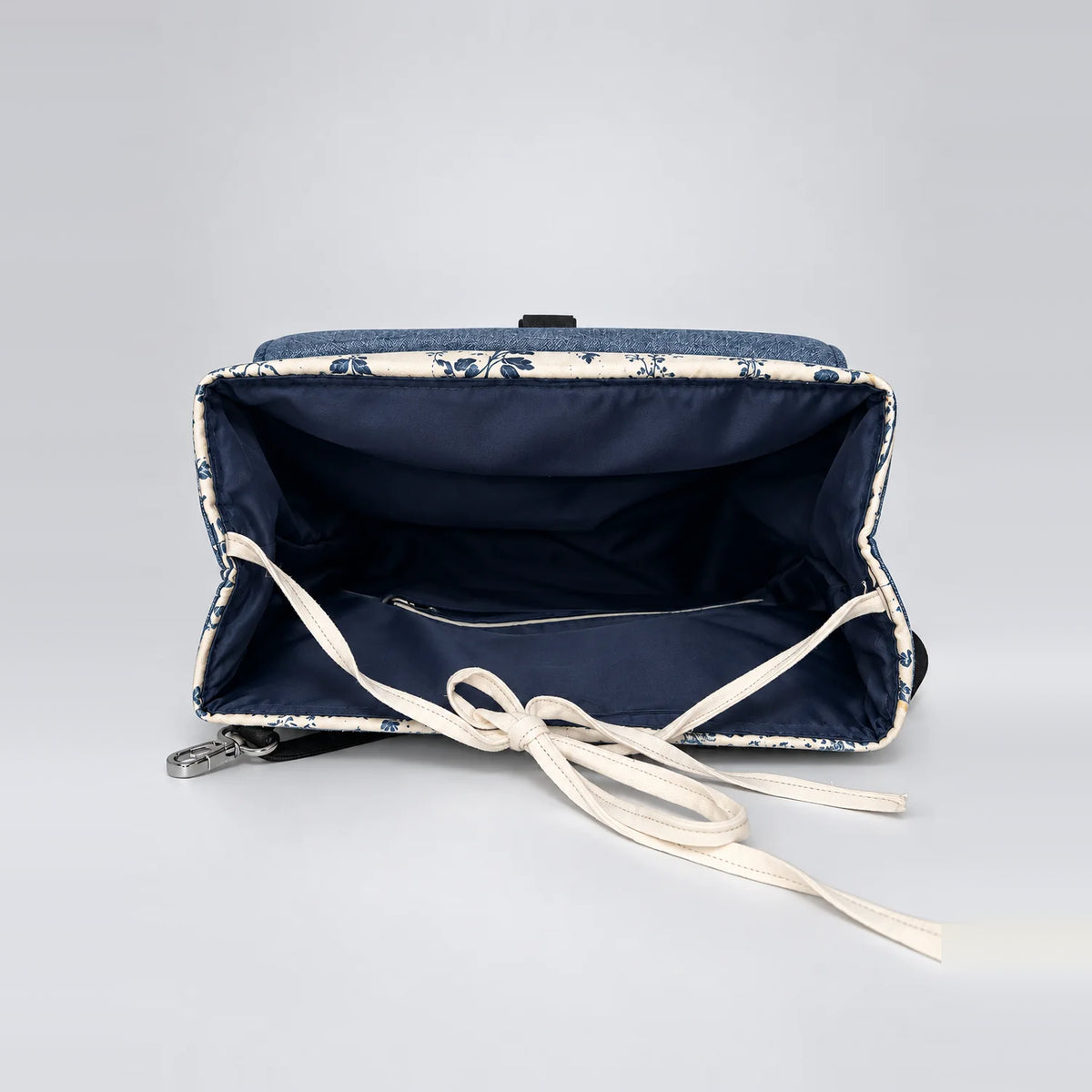 Anchor Stride Backpack – upcycled denim bag, view 5 of 5