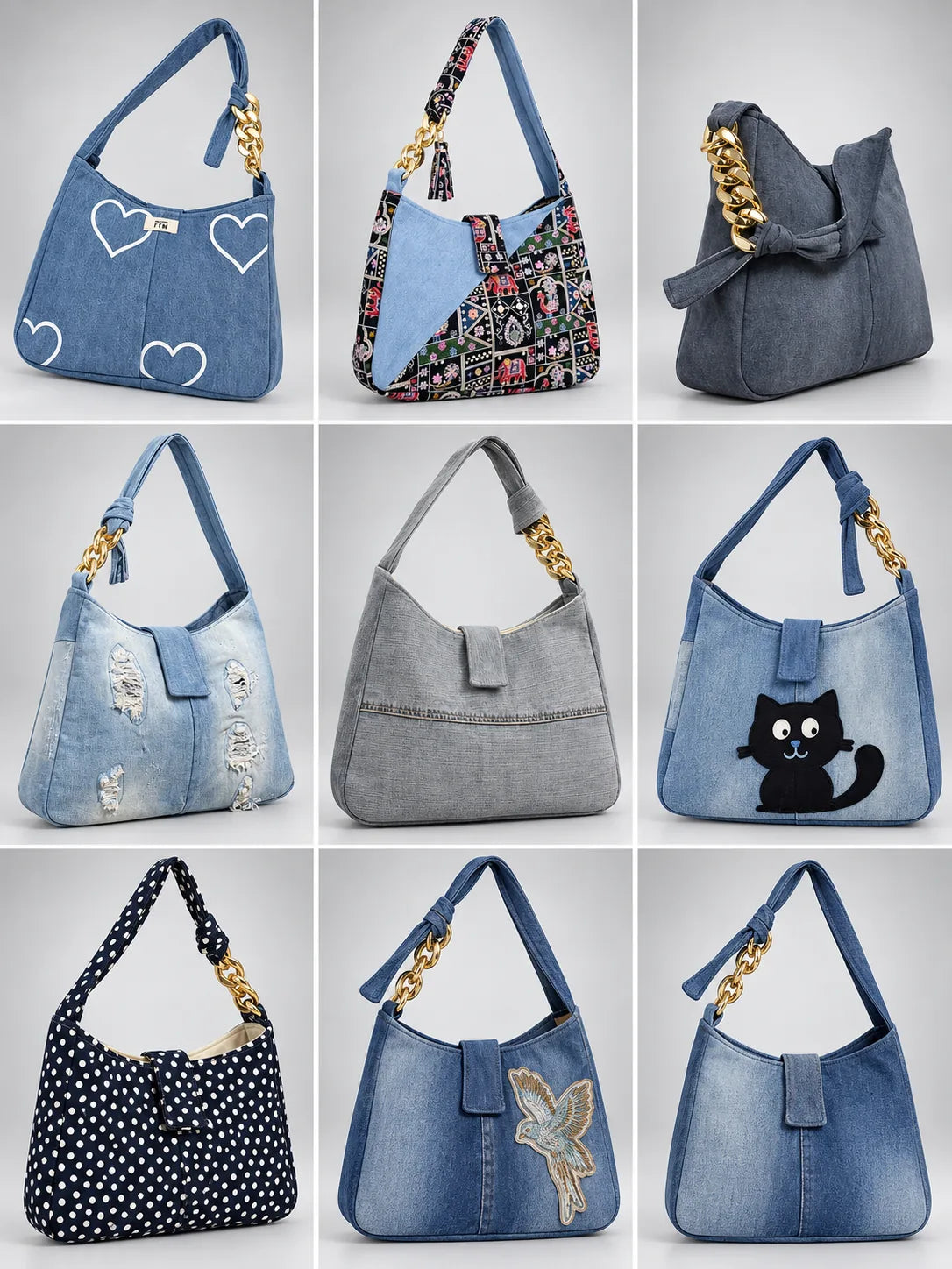Denim-Delight Classic collage