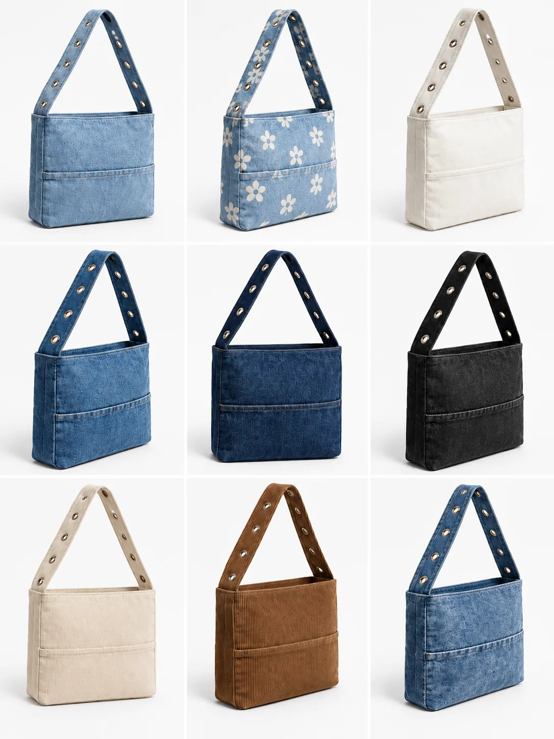 Strap Stud collage
