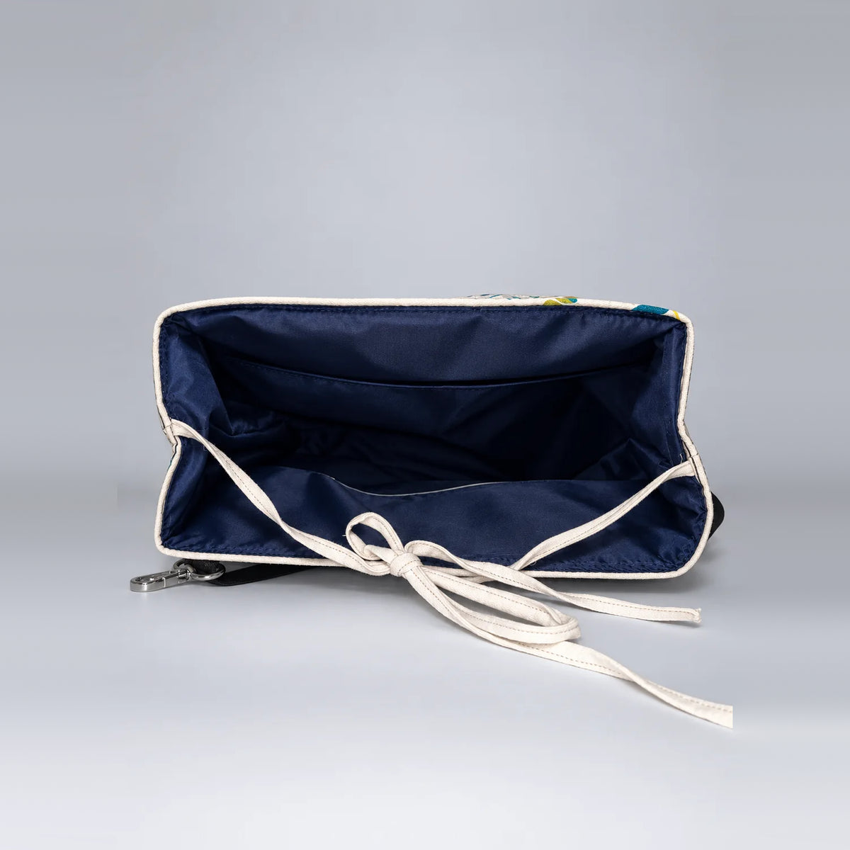 Dual Stride Backpack – upcycled denim bag, view 5 of 5
