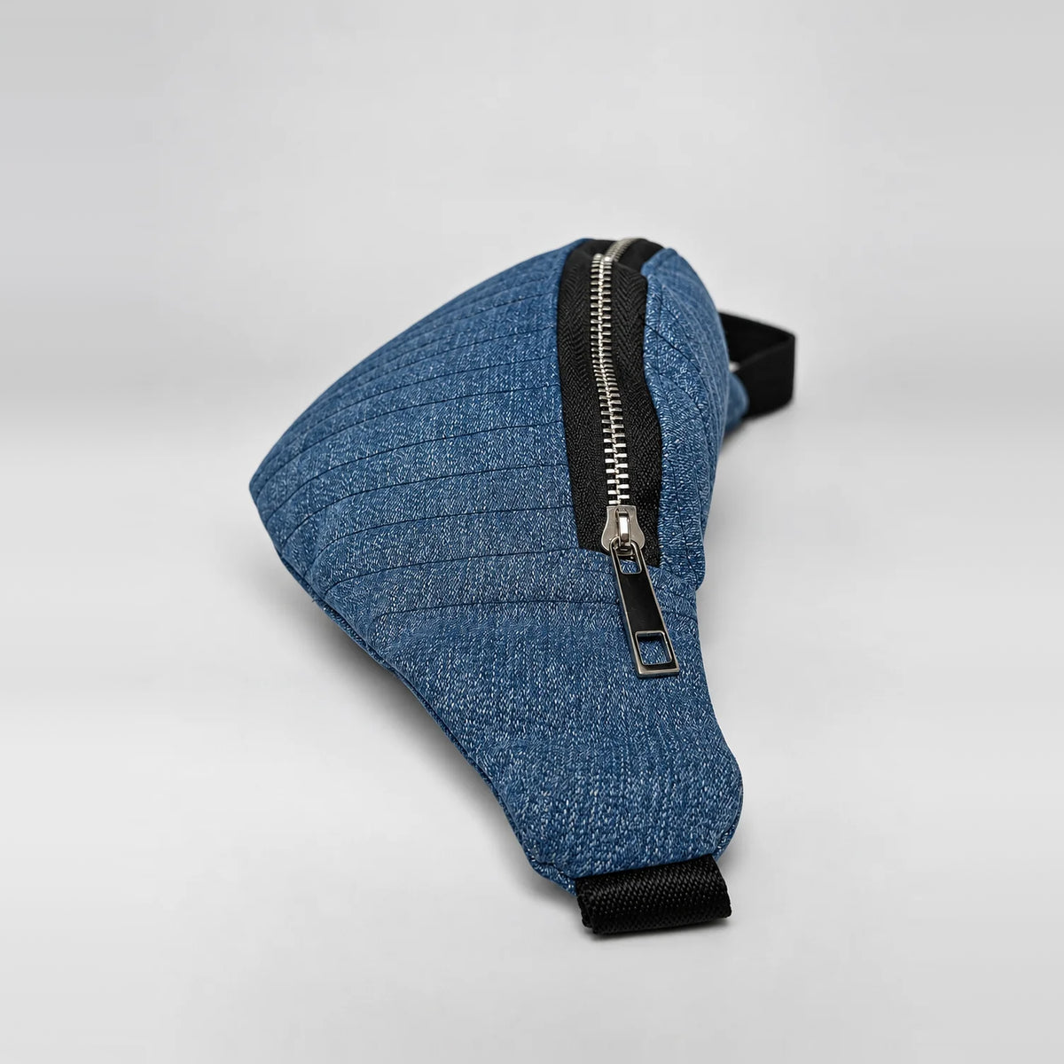 Fanny Waist Bag – upcycled denim bag, view 2 of 5