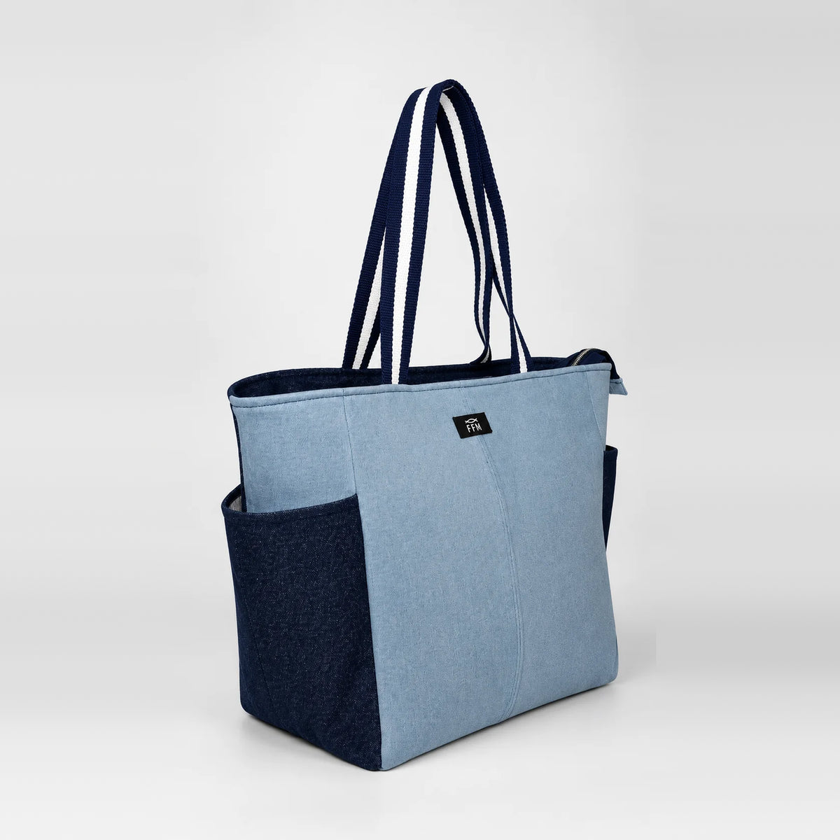 Inside Out Echo Tote – upcycled denim bag, view 3 of 5