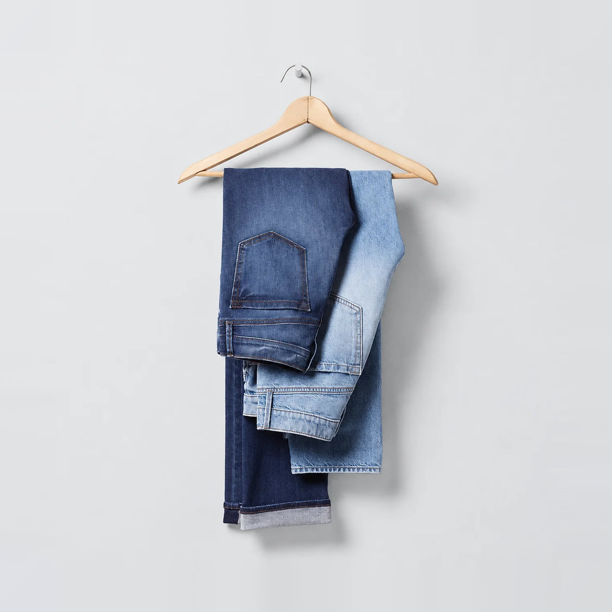 A pair of jeans, before transformation
